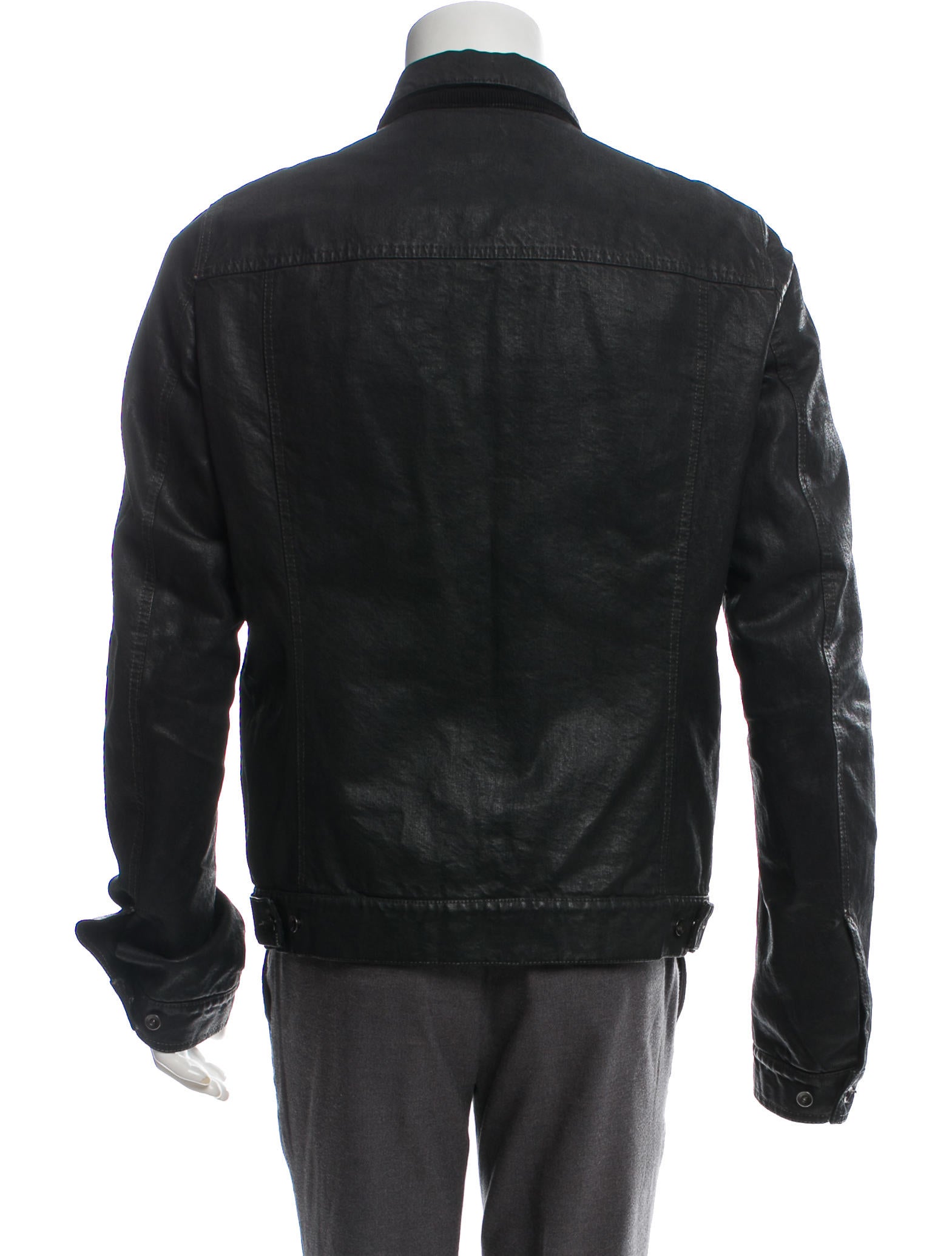 Rick Owens Drkshdw Waxed Denim Jacket